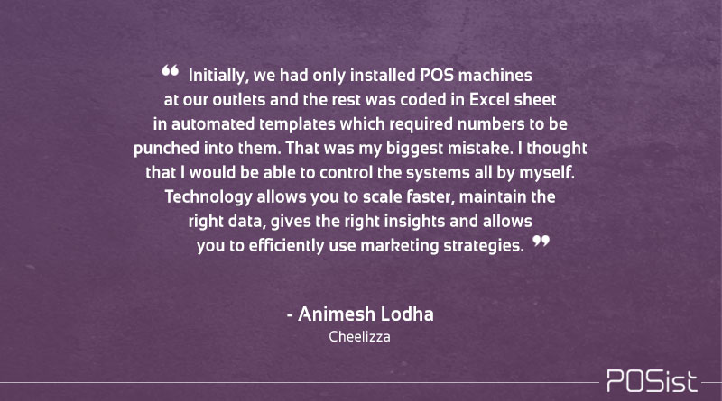 Animesh lodha on restaurant technology