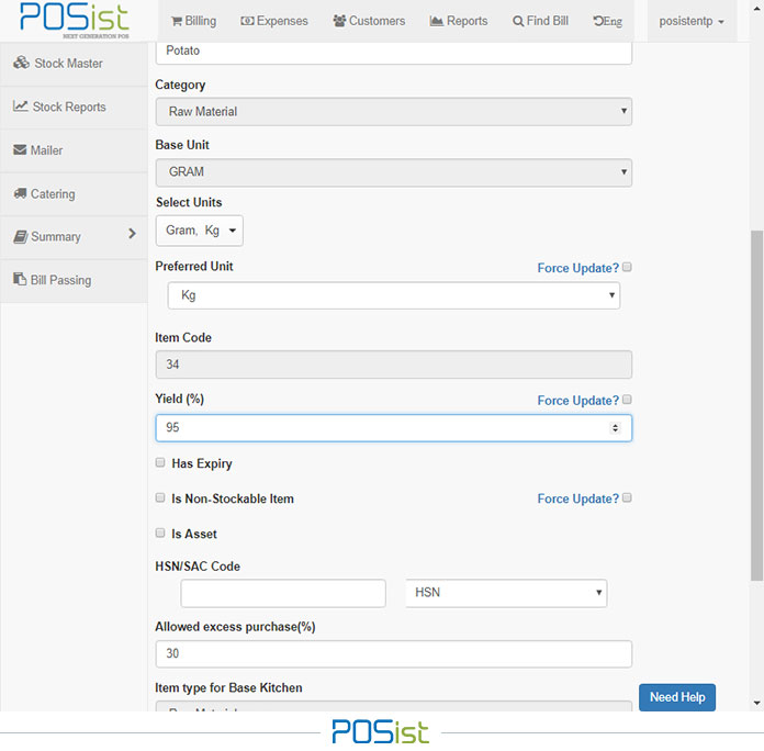 yield management helps you understand the yield of the raw materials