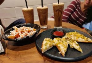 The well organized food at Sardar-Ji-Baksh cafe.