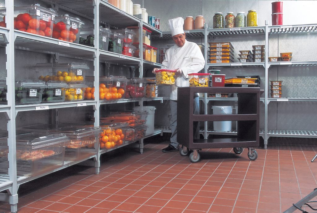 Storage area clean for your restaurant hygiene