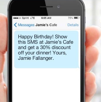 restaurant marketing: sms