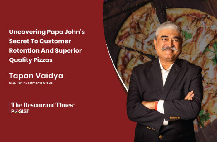 Tapan Vaidya Papa John's Pizza UAE