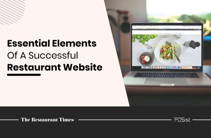 Restaurant website elements