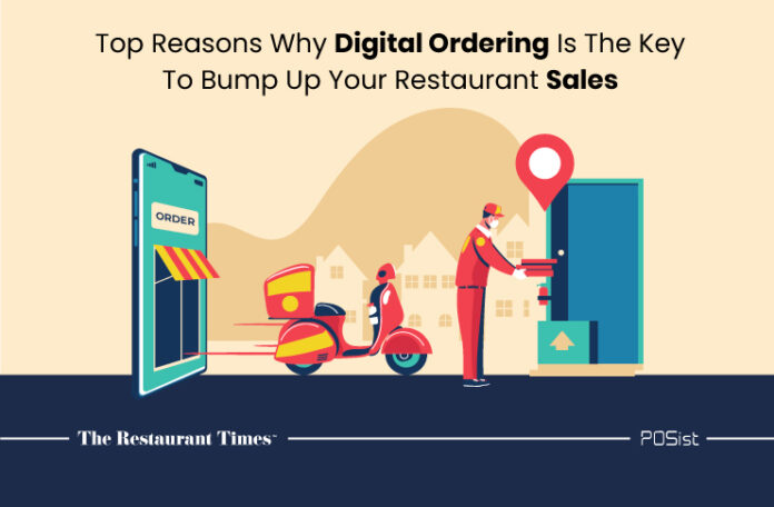 Digital ordering restaurant sales